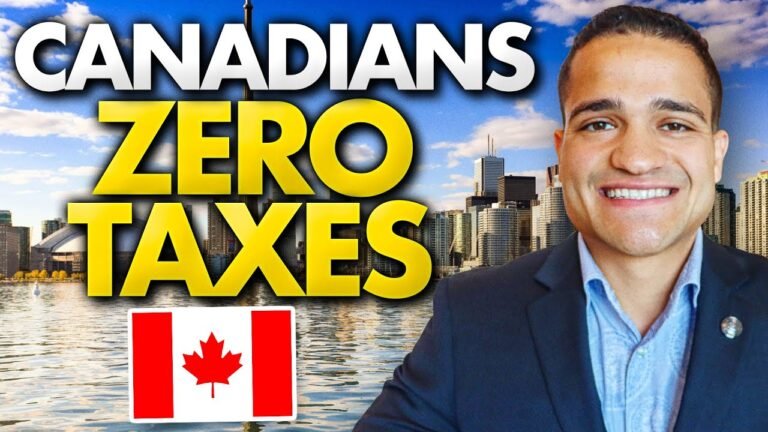 How Canadians Can Pay ZERO Taxes Legally! Canada Taxes and Canada Tax Residency Explained