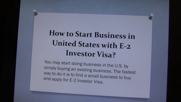 How to Start Business in United States with E-2 Investor Visa?