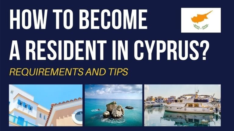 How to become a resident in Cyprus? Requirements and tips.