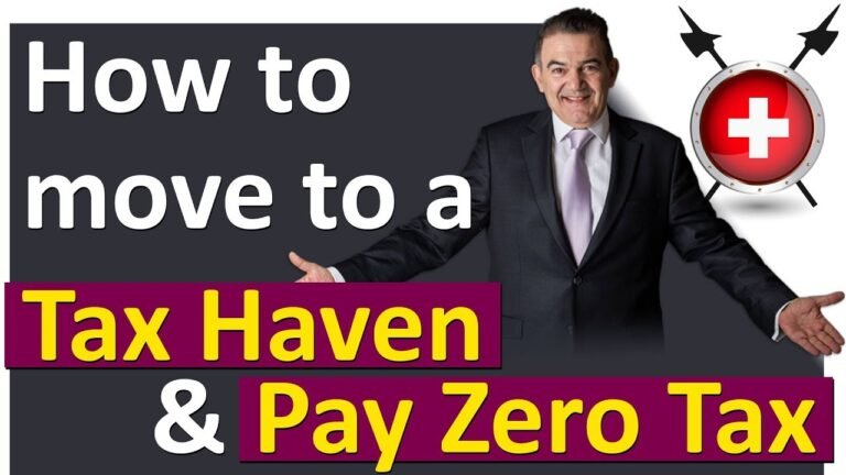 How to move to a Tax Haven & 💰 Pay Zero Tax