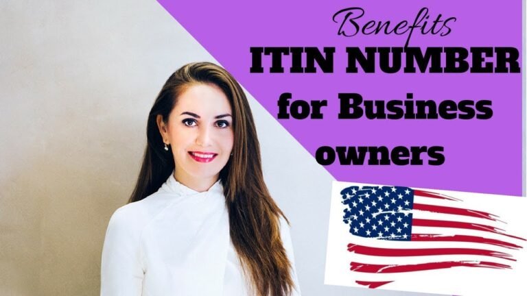 ITIN Number Benefits | E2 Visa ✔️