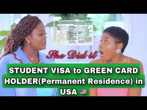 International student (F1 visa) transitions to Permanent Residence (green card) in USA.