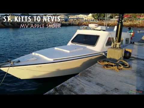 MV Apple Syder (Speed Boat) from St. Kitts to Nevis !!!!