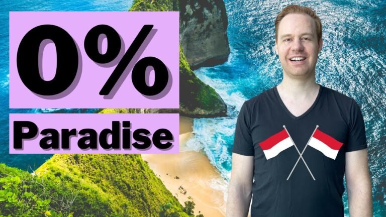 NEW 0% Tax in Bali-Indonesia for Digital Nomads & Foreigners 🇮🇩