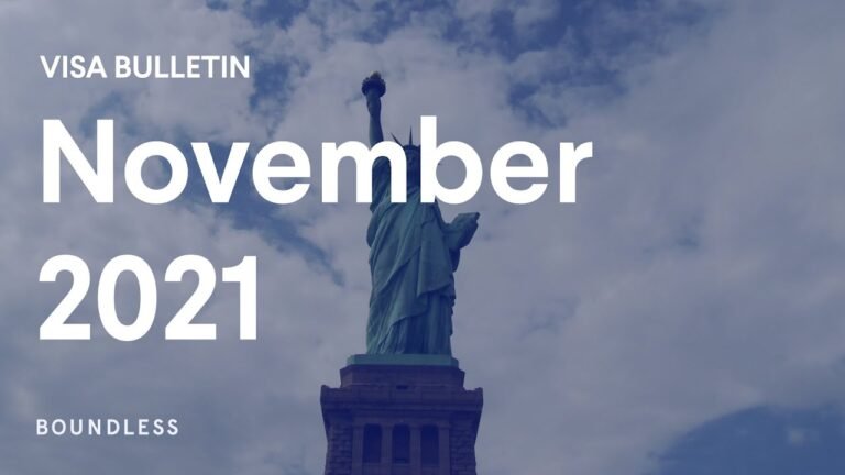 November 2021 Visa Bulletin  | The Latest Green Card Waiting Lists