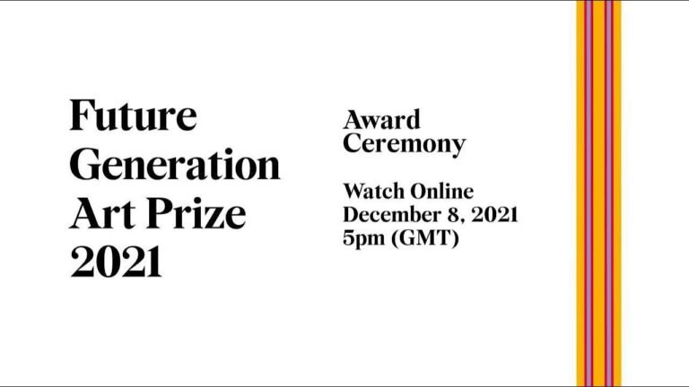 Online Award Ceremony of the Future Generation Art Prize 2021