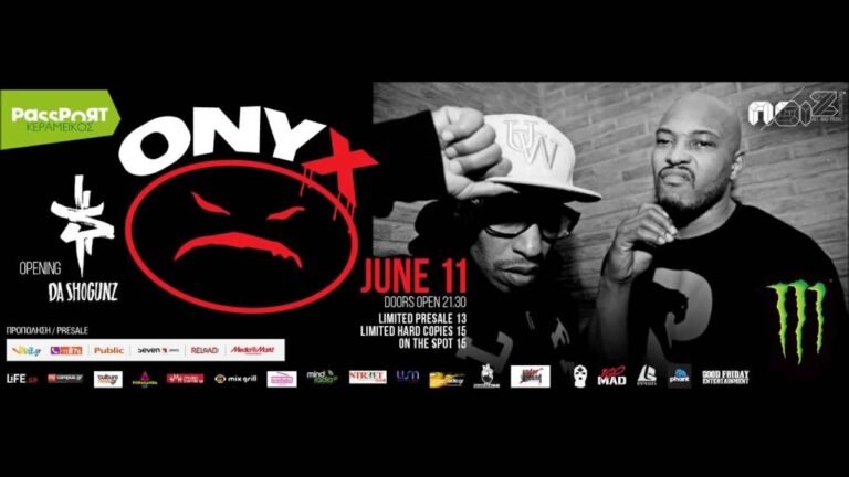 Onyx live in Athens-Opening Da Shogunz 11/6/2016 Passport Kerameikos