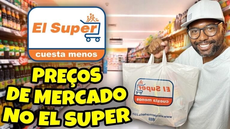 PREÇOS NO MERCADO EL SUPER NOS ESTADOS UNIDOS