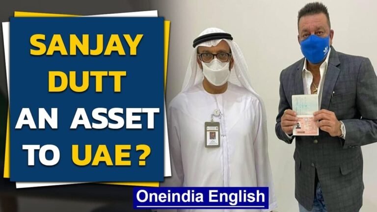 Sanjay Dutt receives UAE's Golden Visa; thanks UAE Government on social media | Oneindia News