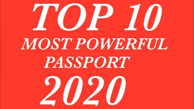 TOP 10 MOST POWERFUL PASSPORT IN THE WORLD 2020