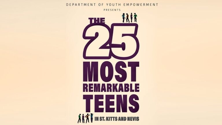 The 25 Most Remarkable Teens Ceremony 2021 | St. Kitts and Nevis – November 25, 2021