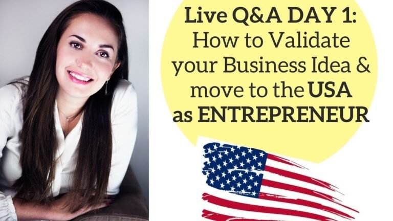 The Business Idea Validation | E2 Investor Visa to USA🇺🇸🎯✔️