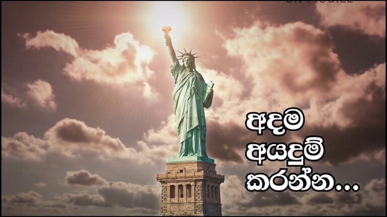 100% Free USA Visa  – USA Green Card Lotto (Sinhala)