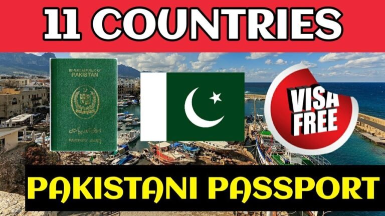 11 VISA COUNTRIES FOR PAKISTANI PASSPORT HOLDERS VISA FREE TRAVELING PAKISTANI PASSPORT.