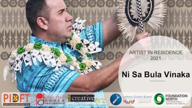 Pacific Dance NZ 2021 Artist in Residence KIDS Dance Online Workshop with Alipate Traill FIJI