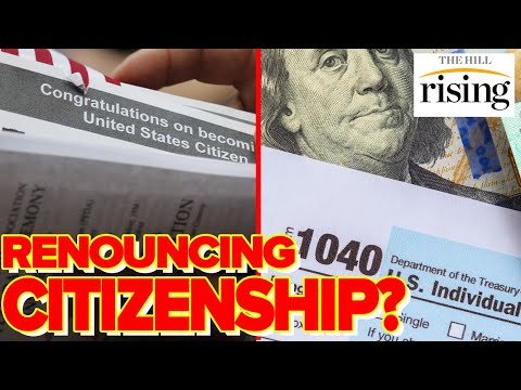 Americans RENOUNCING Citizenship To AVOID Taxes, Media Narrative MISSES The Mark