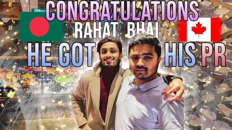 BANGLADESHI STUDENT GOT PR IN CANADA 2021 || RAHAT HOSSAIN || ALVIN RIFAT VLOGS 🇨🇦🇧🇩