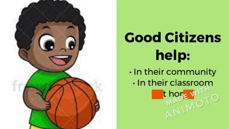 BE A GOOD CITIZEN