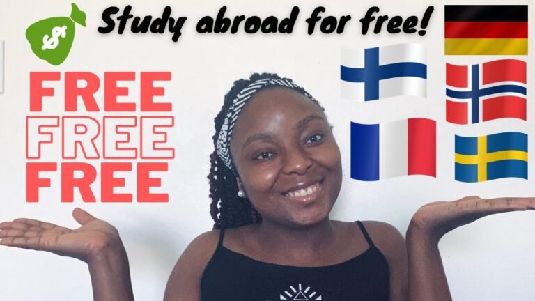 Best countries to study abroad for FREE 💸CHEAP & AFFORDABLE study abroad destinations 2021