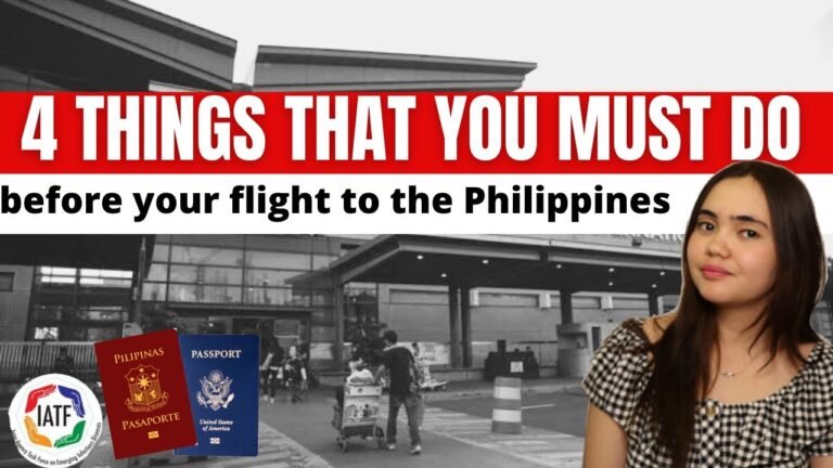COMPLETE & UPDATED REQUIREMENTS FOR FLIGHTS TO THE PHILIPPINES for FILIPINOS,BALIKBAYANS &FOREIGNERS