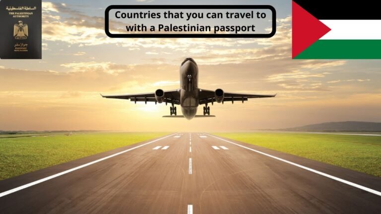 Countries that i can travel to with a Palestinian passport in 2021