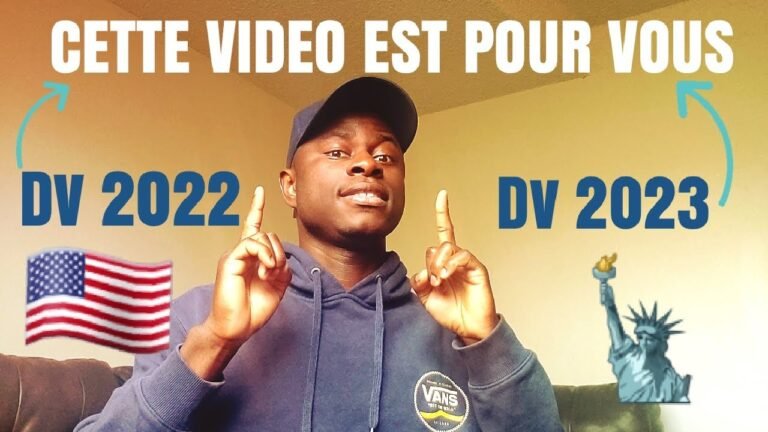 DV LOTTERY 2022 ET 2023: CETTE VIDEO EST POUR VOUS!!! [GREEN CARD]