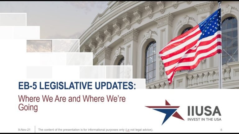 EB-5 Legislative Updates: Where We Are and Where We're Going – IIUSA 2021 Virtual Industry Forum