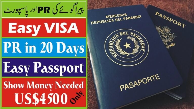 Easy PR | Easy Citizenship | Paraguay Cheapest 2nd Passport | Second Citizenship📢