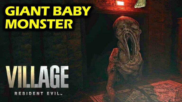 Escaping Giant Baby Monster in House Benevento | Resident Evil 8 Village Walkthrough- Beneviento