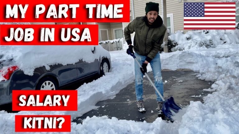 MY PART TIME JOB IN USA | SALARY IN USA FOR INDIANS | RKS IN AMERICA | Indian Vlogger In USA