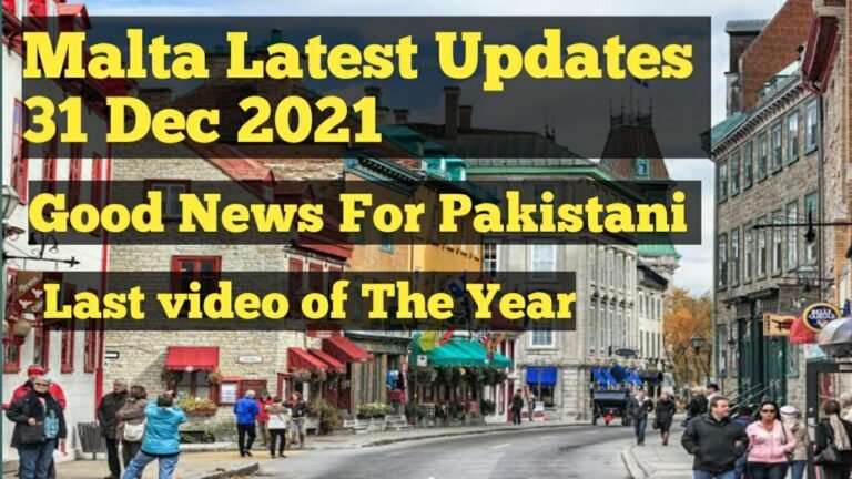 Malta Latest Updates 31 December 2021// Good News For Pakistani