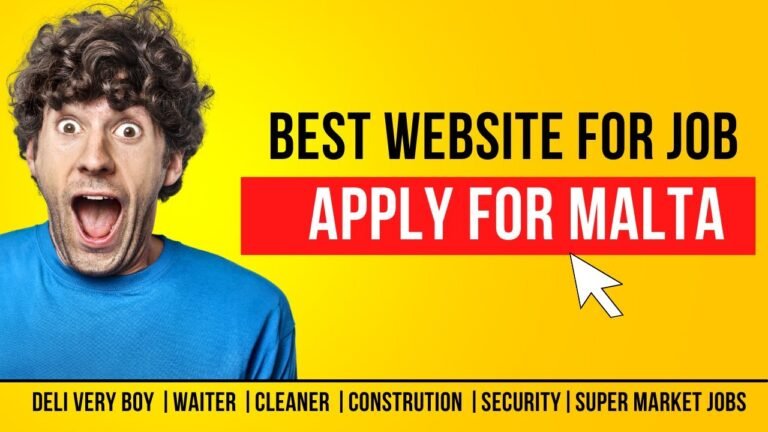 Malta ke Liye is website par JOB  jarur apply karein ?