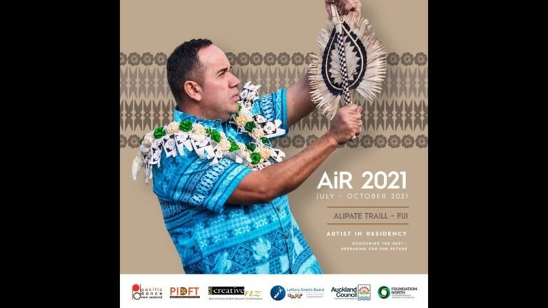 Pacific Dance NZ 2021 Artist in Residence Online Workshop with Alipate Traill FIJI