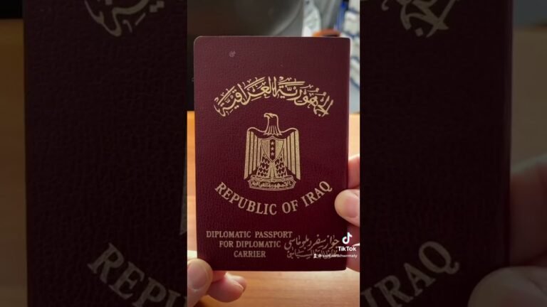 Passport- iraq-diplomatic