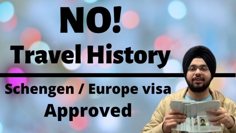 Schengen/Europe Visa Approved without travel history || Documents, process, fees etc.