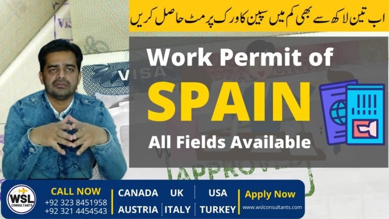 Spain Work visa | Thousands of Jobs available | Easy to Apply