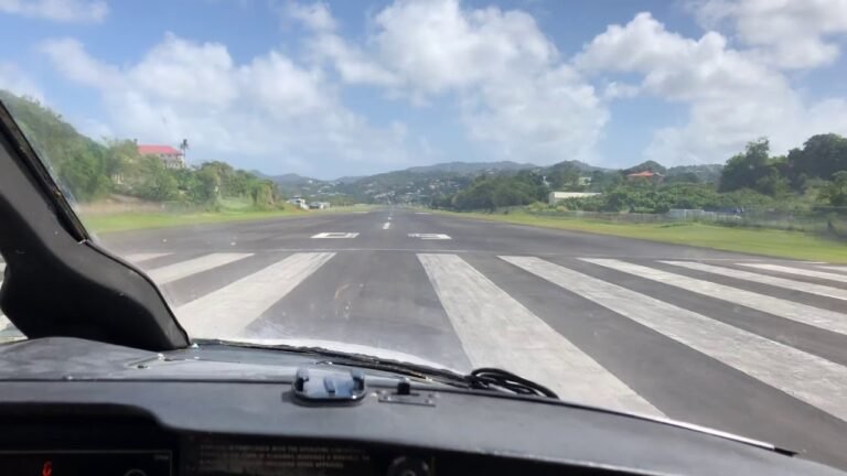 St Lucia takeoff