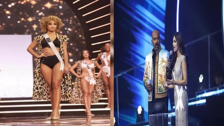 Steve Harvey Catches Himself Amidst Mistake At Miss Universe 2021: ‘They’re Trying To Get Me’