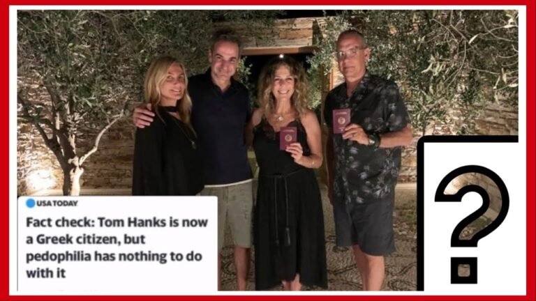 Tom Hanks Greek Citizenship, Everything The Fact Checkers Didn’t Tell You About ! You Decide….