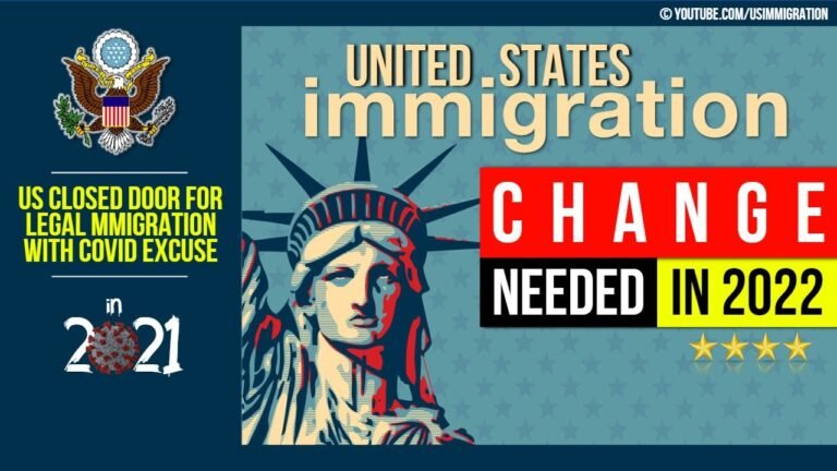 US Immigration Change needed in 2022. US Closed door for Legal Immigration with COVID Excuse in 2021