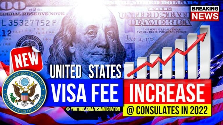 US Visa Fee sharply Increase in 2022 @ US Embassy : DOS Announces. Check if your Visa Fee increased?