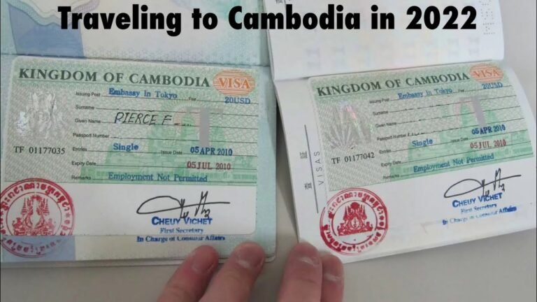 What you should know before traveling to Cambodia in 2022: Visas, Working permit latest update