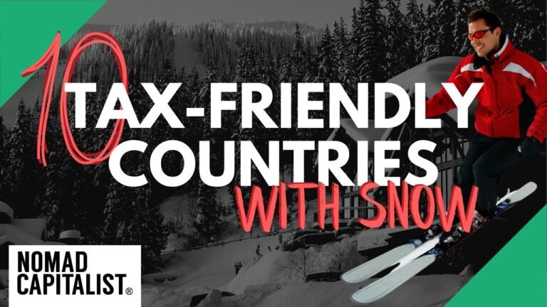 10 Tax-Friendly Countries with Snowy Winters and Skiing