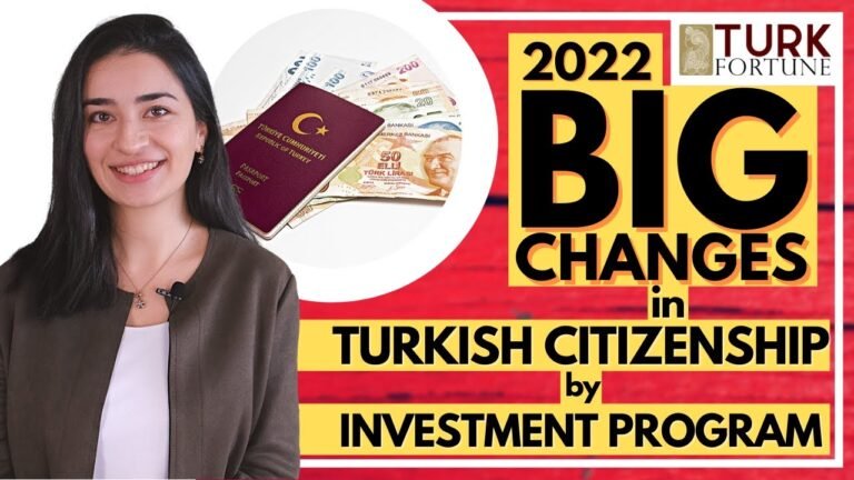 2022 Big Changes in Turkish Citizenship by Investment Program – 2022 🚨 [EFFECTS OF LIRA DROP]