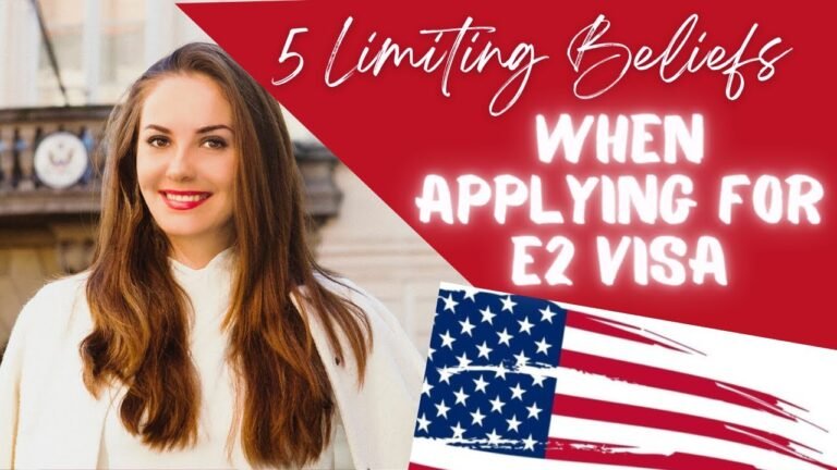 5 Limiting Beliefs When Starting a Business in the US and Applying for E2 Visa🇺🇸🔥#Shorts