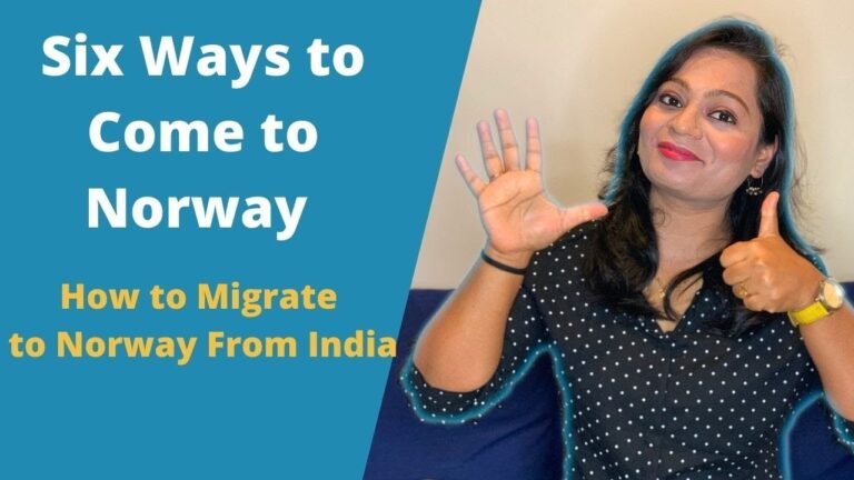 6 Ways to Come to Norway | How to Migrate to Norway From India | Hindi Vlog | MukkamPost Europe