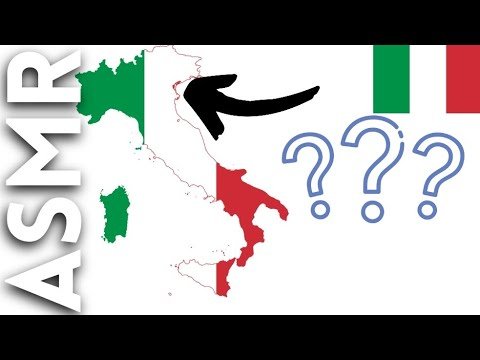 ASMR in italiano – Quiz di geografia d'Italia ed altri paesi europei