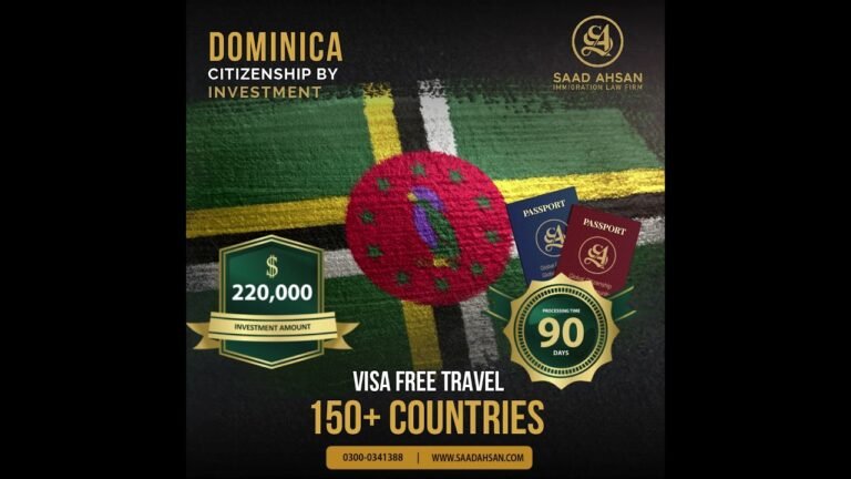 Dominica Citizenship By Investment | Saad Ahsan Immigration Law Firm