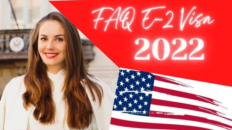 E2 Visa 2022 🔥- FAQ #Shorts