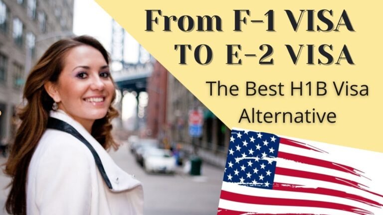 From F1 Visa to E2 Investor Visa Success Story (H1B Visa Alternative)